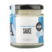 Janda Vegan Tartare Sauce jar, 175g, featuring a vibrant label and a creamy texture