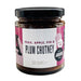 Janda Pear Apple Fig & Plum Chutney jar, 200g, featuring a vibrant label with fruit illustrations.