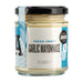 Janda Smoky Garlic Mayonnaise jar with a black label, 175g, featuring a creamy, light beige spread.