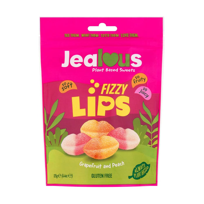 Jealous Sweets Fizzy Lips Sweets 125g