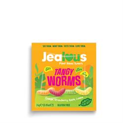 Jealous Tangy Worms Sweets 24g