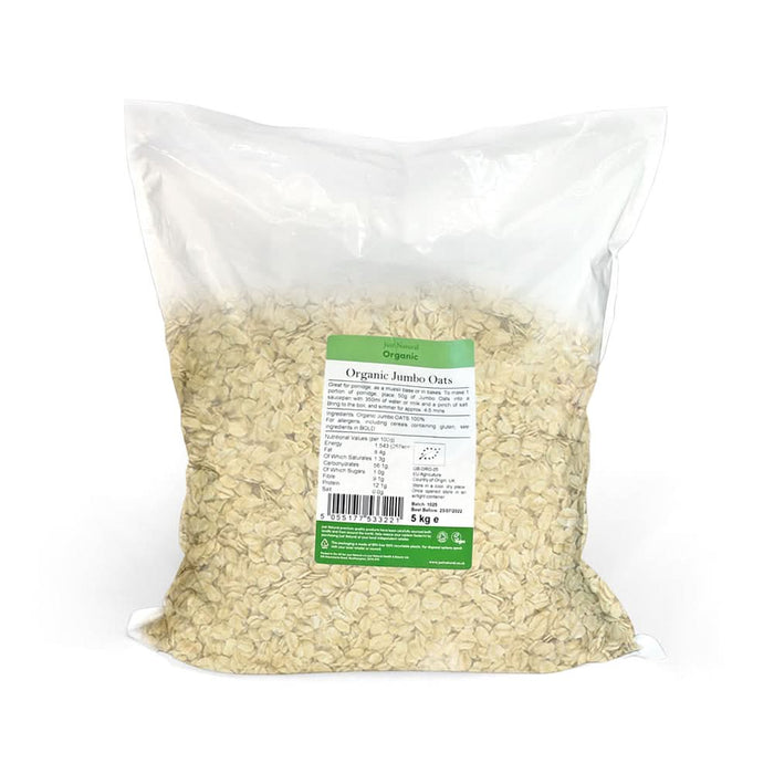 Just Natural Organic Jumbo Oats 5KG