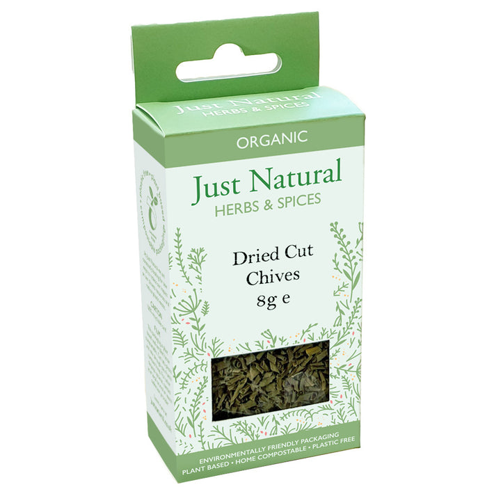 Just Natural Organic Chives Dried Cut Jar 8g