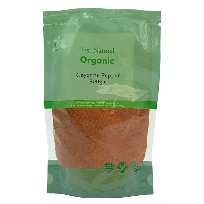 Just Natural Organic Cayenne Pepper 500g