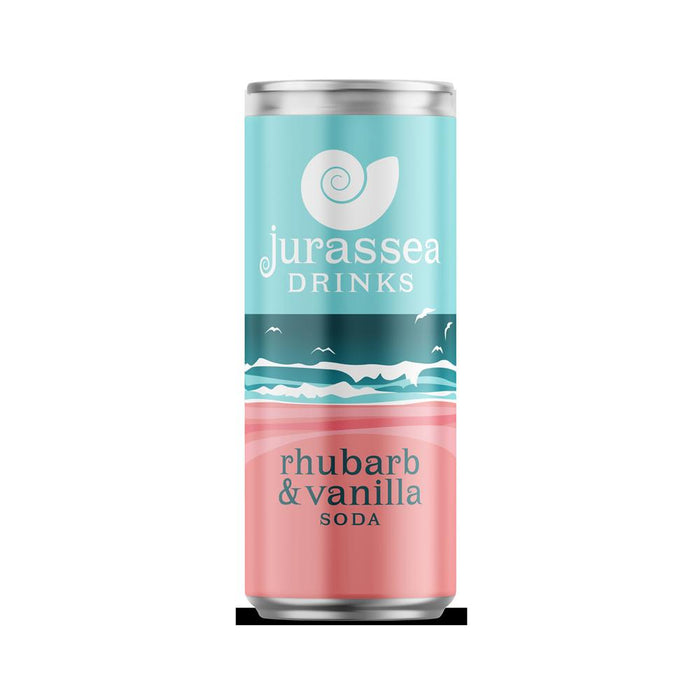 Jurassic Drinks Rhubarb & Vanilla Soda 250ml