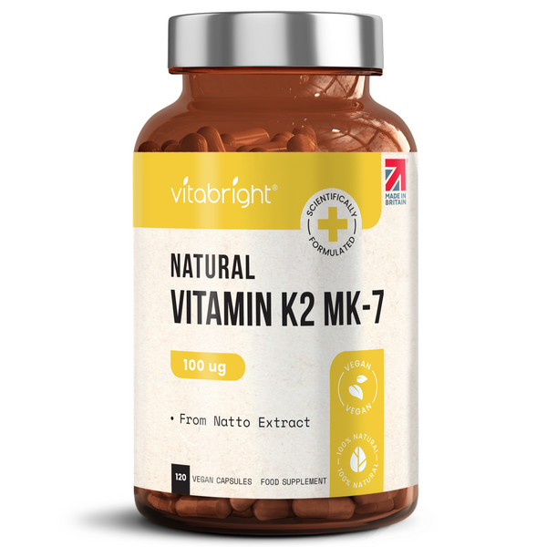 Vitabright Vitamin K2 MK-7 - 100mcg 120 Capsules