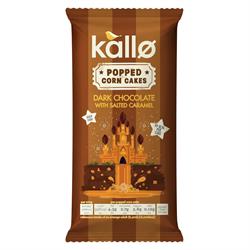 Kallo Dark Choc Caramel Popped Corn Cakes 127g