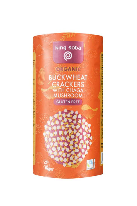 King Soba Org Buckwheat Chaga Crackers 120g