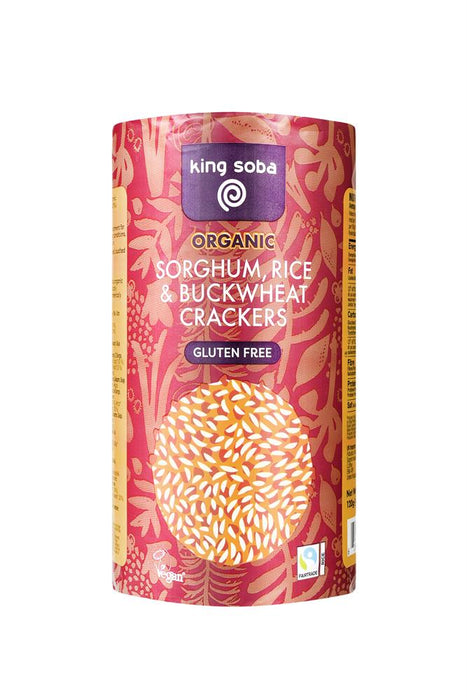 King Soba Org Sorghum Crackers 120g