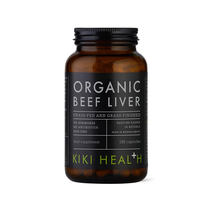 KIKI Health Organic Beef Liver 180 Capsules
