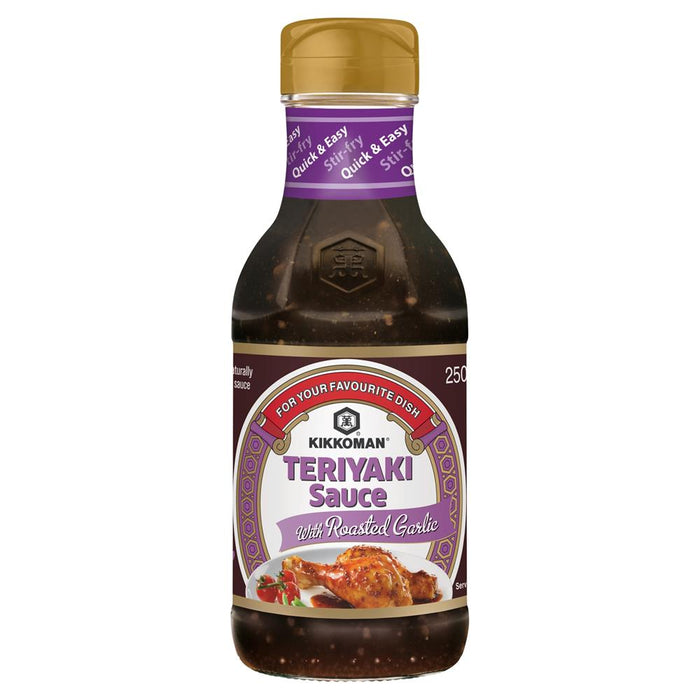 Kikkoman Teriyaki Sauce Roasted Garlic 250ml