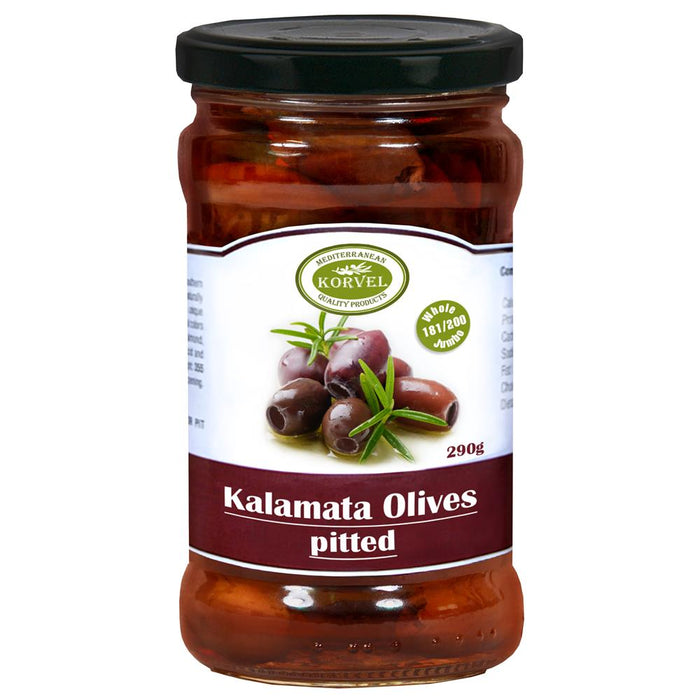 Korvel Kalamata Olives Pitted 290g