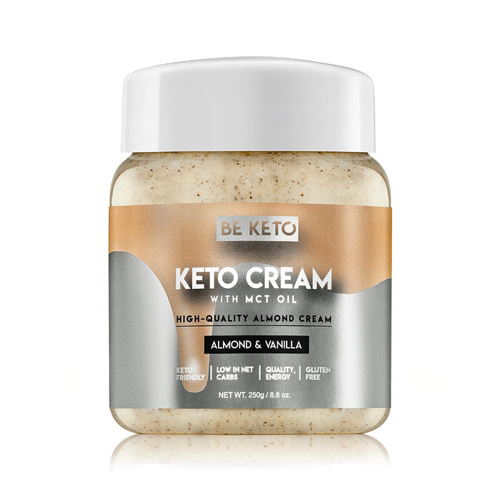 BeKeto Keto Cream Almond & Vanilla 250g