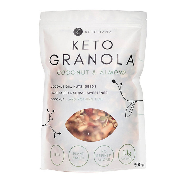 Keto Hana Coconut & Almond Granola 300g