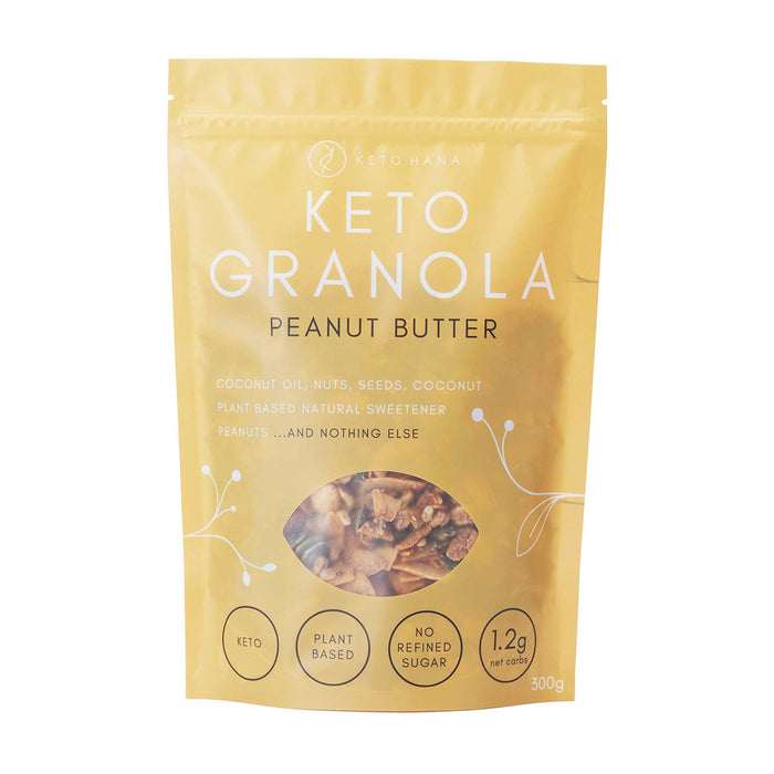 Keto Hana Peanut Butter Keto Granola 300g
