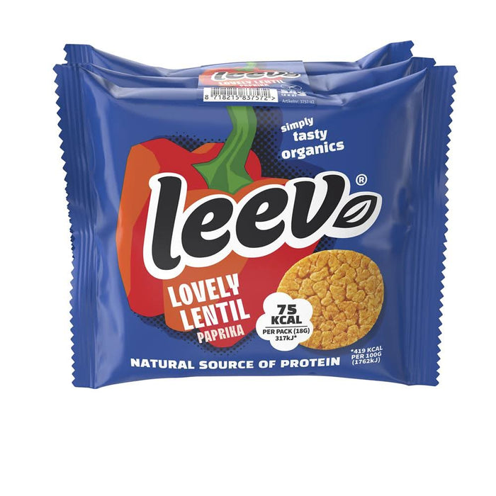 LEEV Bio Lentilcakes Paprika 54g