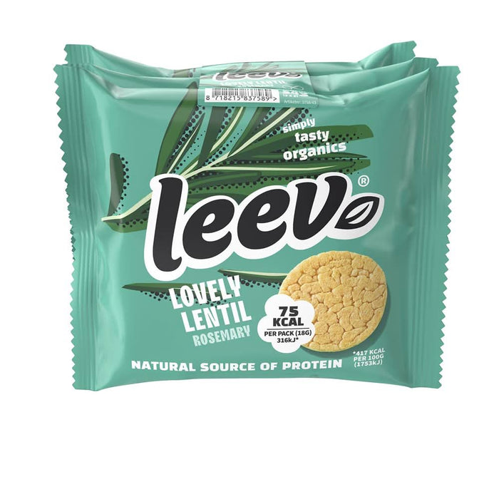 LEEV Bio Lentilcakes Rosemary 54g