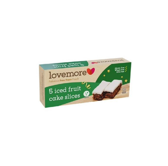 Lovemore 5 Iced Fruit Cake Slices 260g