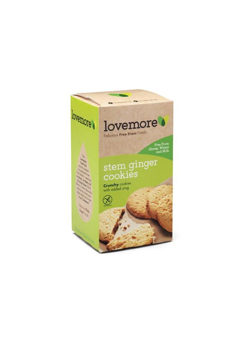 Lovemore Foods Stem Ginger Cookies 150g