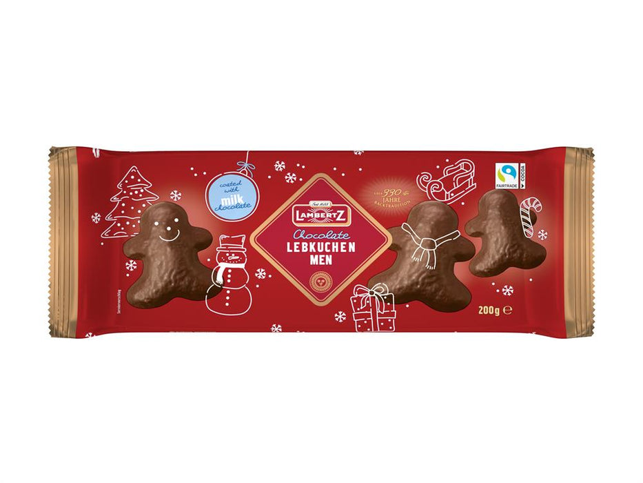Lambertz Milk Chocolate Gingerbread Men 200g