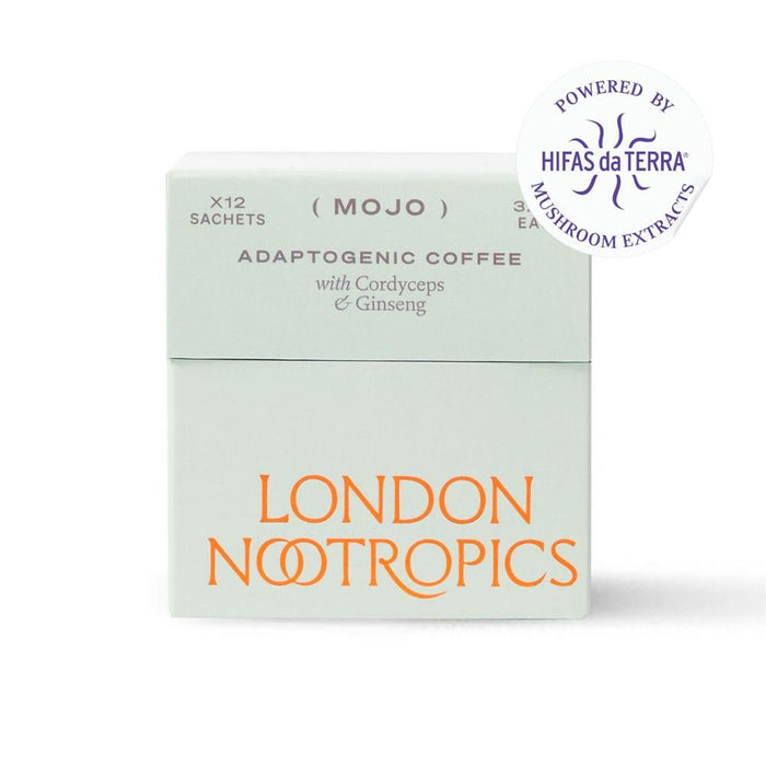 London Nootropics Mojo Adaptogenic Coffee with Cordyceps and Ginseng 12 sachets