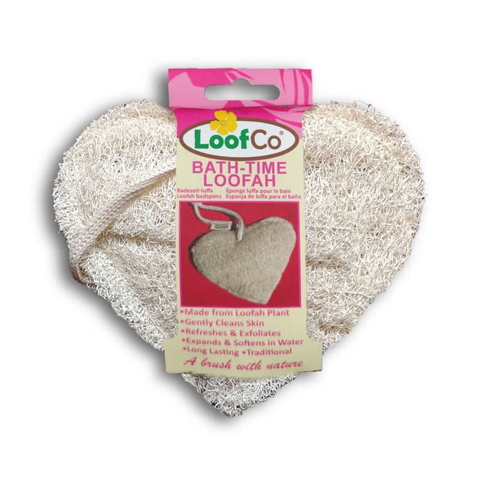 LoofCo Bath-Time Loofah Heart