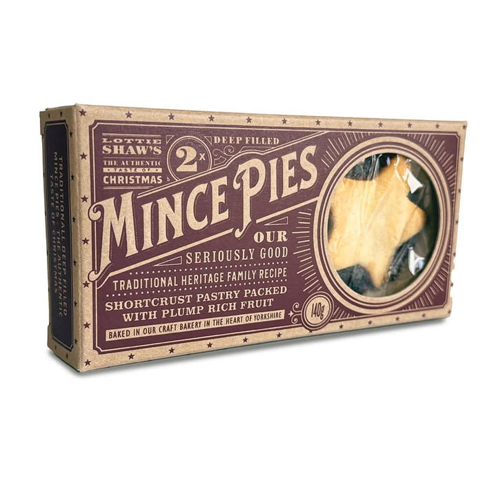 Lottie Shaw's Mince Pies Box of 2 70g