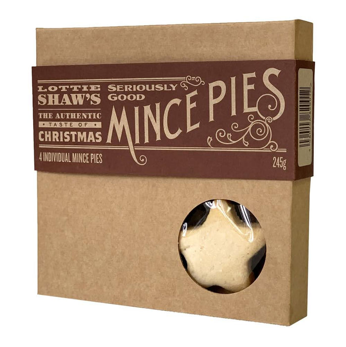 Lottie Shaw's Mince Pies Box of 4 280g