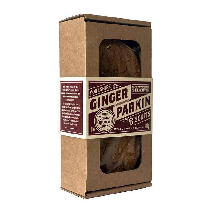Lottie Shaw's Biscuits Ginger Parkin & Choc 180g
