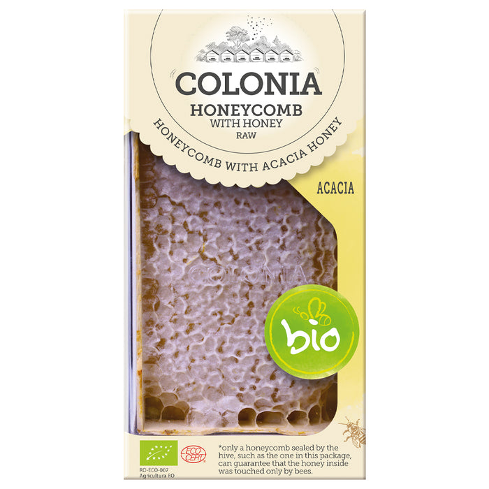 Colonia Organic Acacia Raw Honeycomb 150g