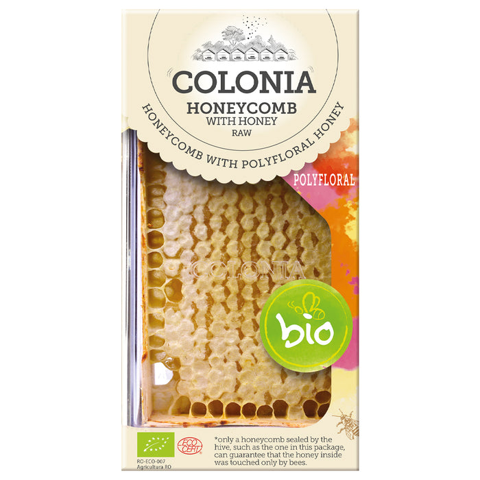 Colonia Organic Polifloral Raw Honeycomb 150g