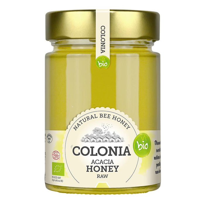 Colonia Organic Acacia Raw Honey 420g