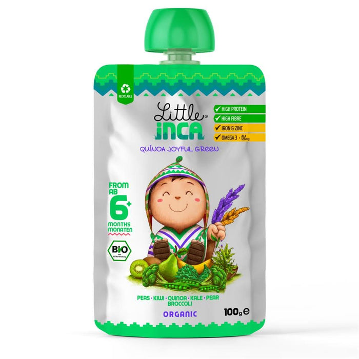 Little Inca 6m+ Quinoa Joyful Green 100g