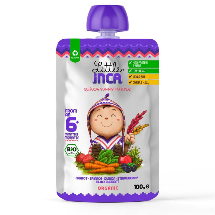 Little Inca 6m+ Quinoa Yummy Purple 100g