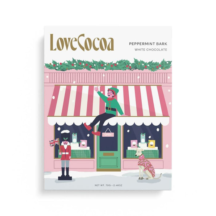 Love Cocoa Peppermint Bark 70g