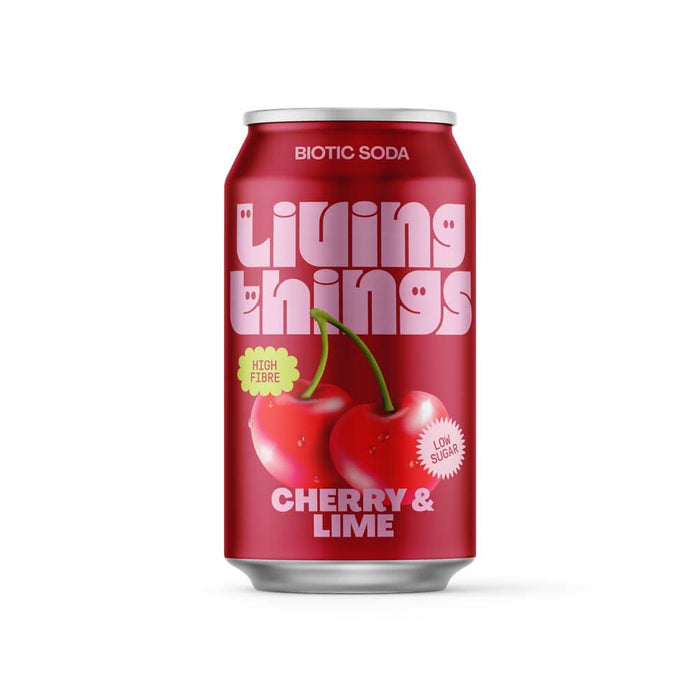 Living Things Cherry & Lime Soda 330ml