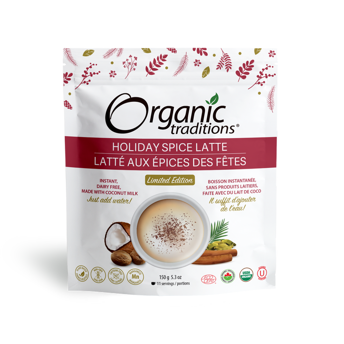 Organic Traditions Holiday Spice Latte 150g