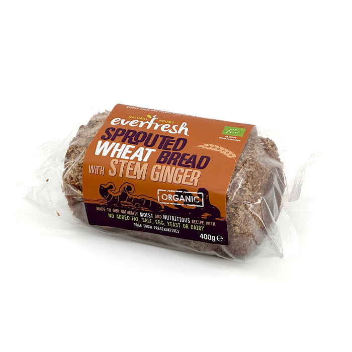 Everfresh Organic Sprouted Stem Ginger Bread 400g