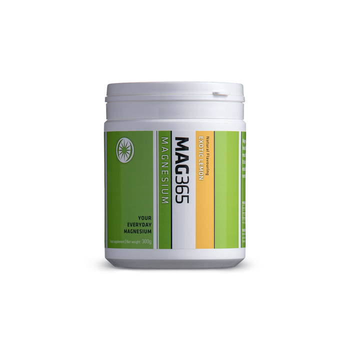 Mag365 Magnesium Powder Exotic Lemon 300g