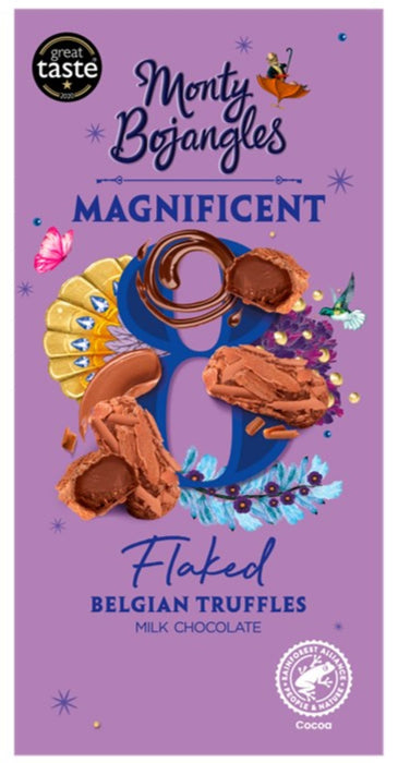 Monty Bojangles Milk Choc Flaked Truffles 100g