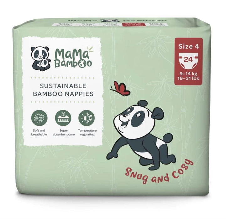Mama Bamboo Eco Nappies - Size 4 x 26
