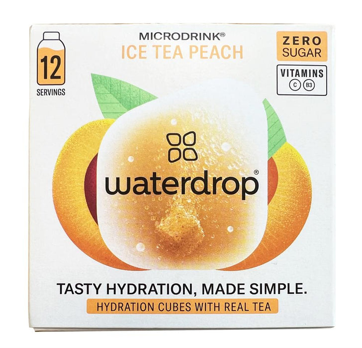 Waterdrop Ice Tea Peach Microdrink Cubes 12 Capsules