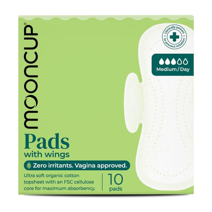 Mooncup Medium Day Pads 10 Pads