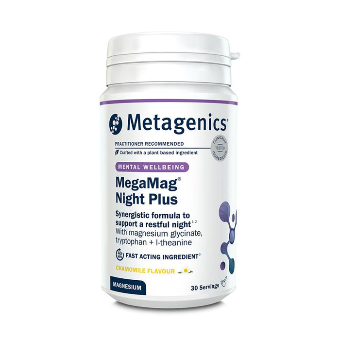 Metagenics MegaMag Night Plus (Chamomile) Powder 30 Servings