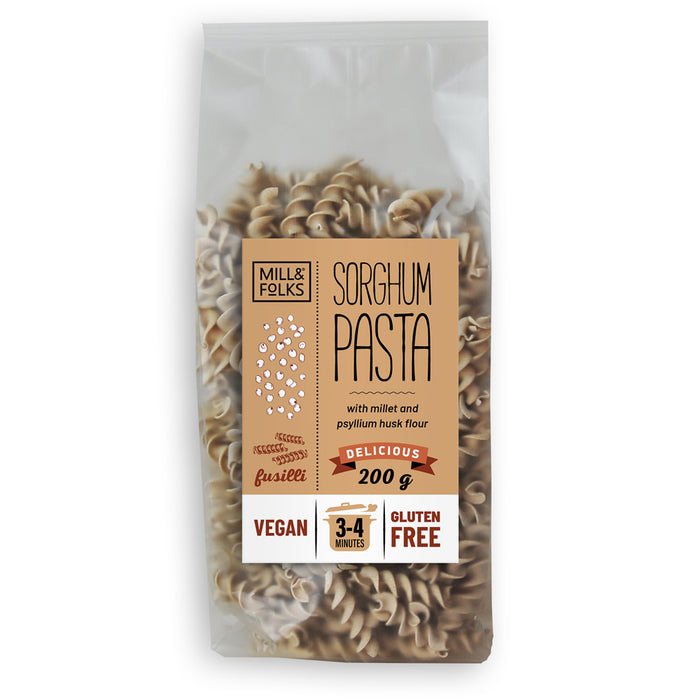 Mill & Folks Sorghum Pasta Fusilli 200g