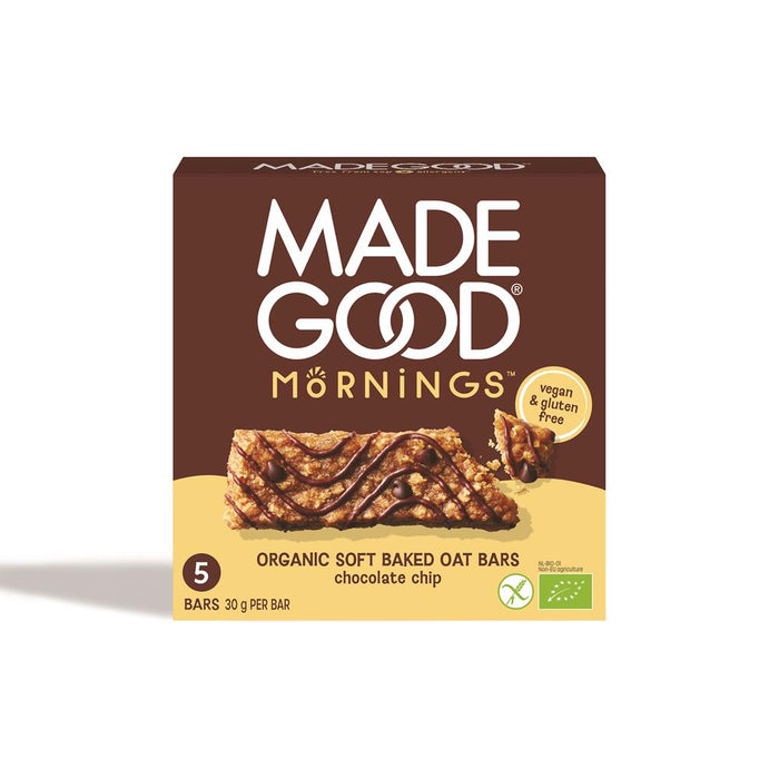 MadeGood Morning Bar Chocolate 5 x 30g