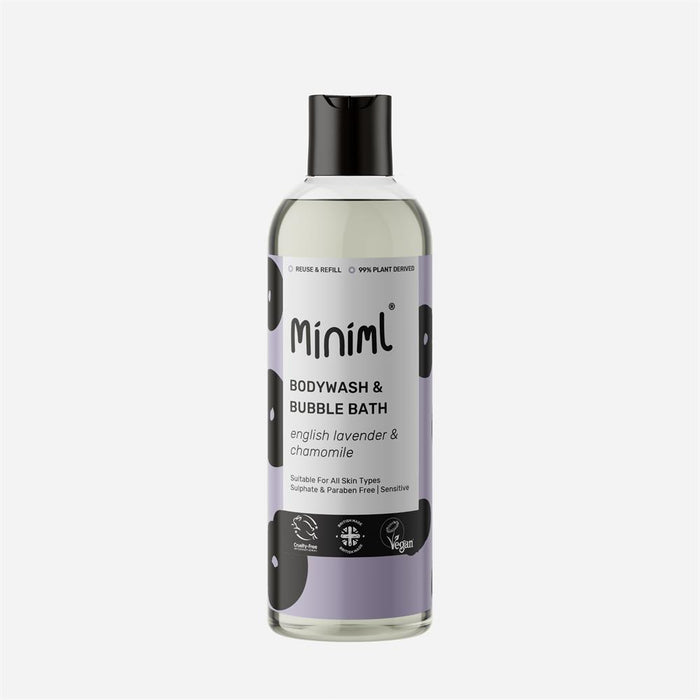 Miniml Bodywash & Bubble Lavender 500ml