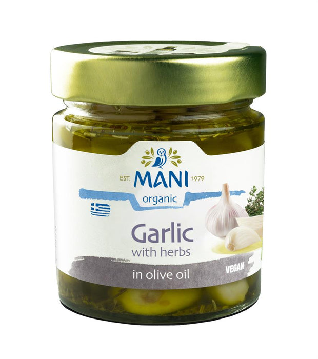 Mani Garlic with Herbs in Extra Virgin Olive Oil 185g