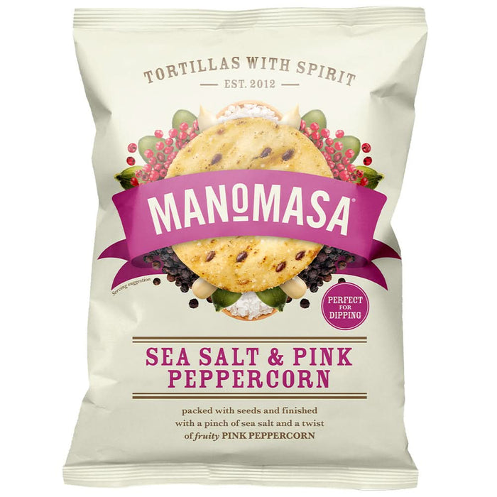 Manomasa Sea Salt & Pink Peppercor 140g