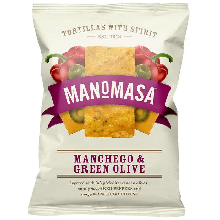 Manomasa Manchego & Green Olive 140g